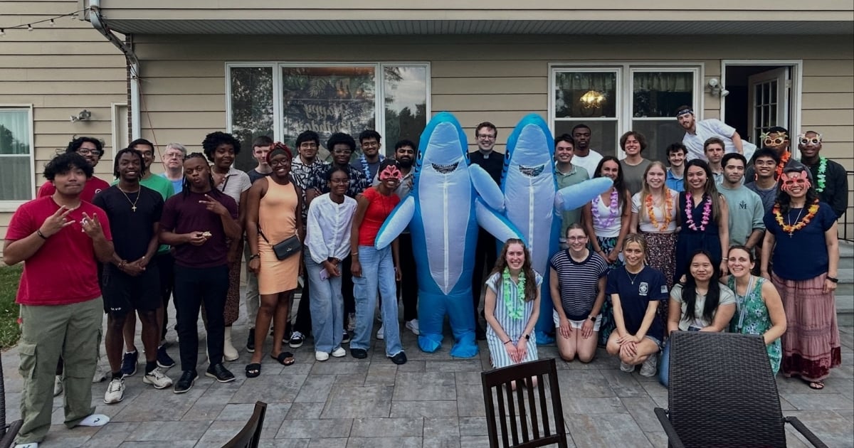 campus ministry community with priests