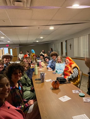 Drew's Community together at the ministry