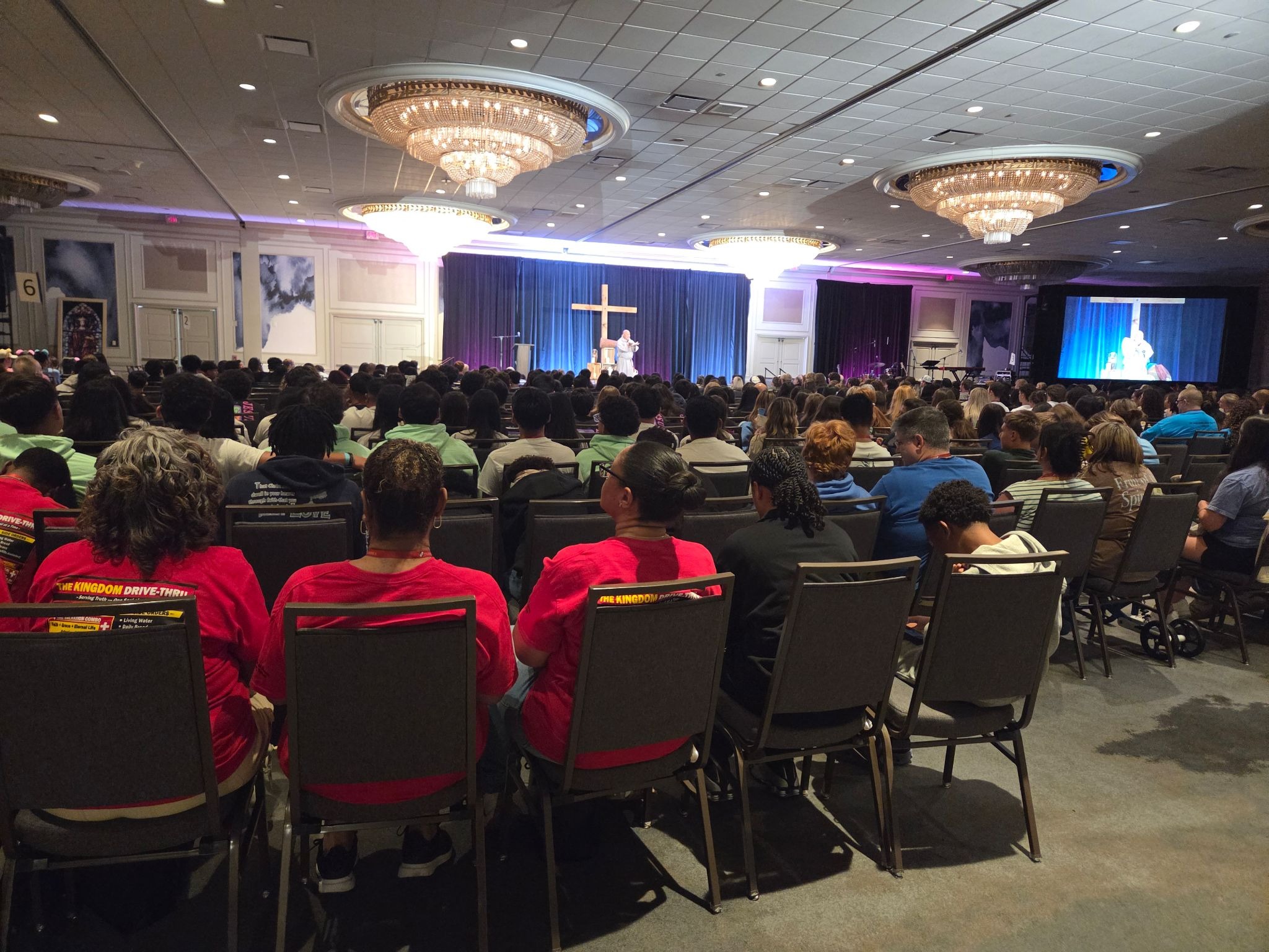 students at the Beaumont Diocese conference